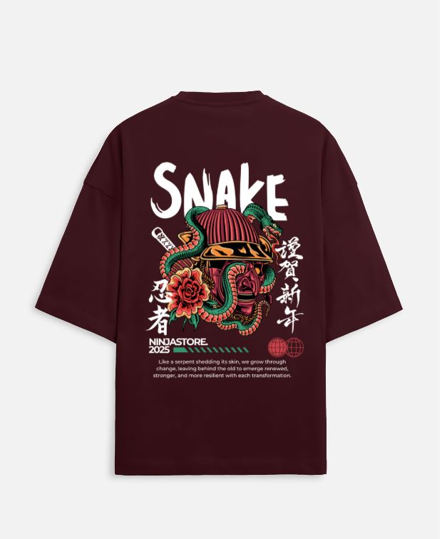 “Snake” Oversized Tee – Limited Edition