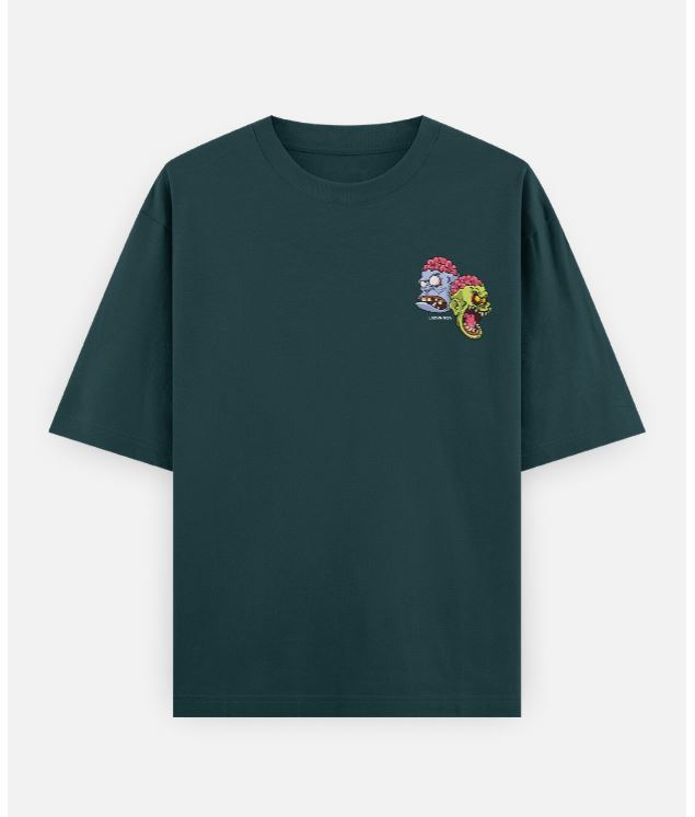 "Zombie Head" Oversized Graphic Tee – LazyNinja® Limited Drop