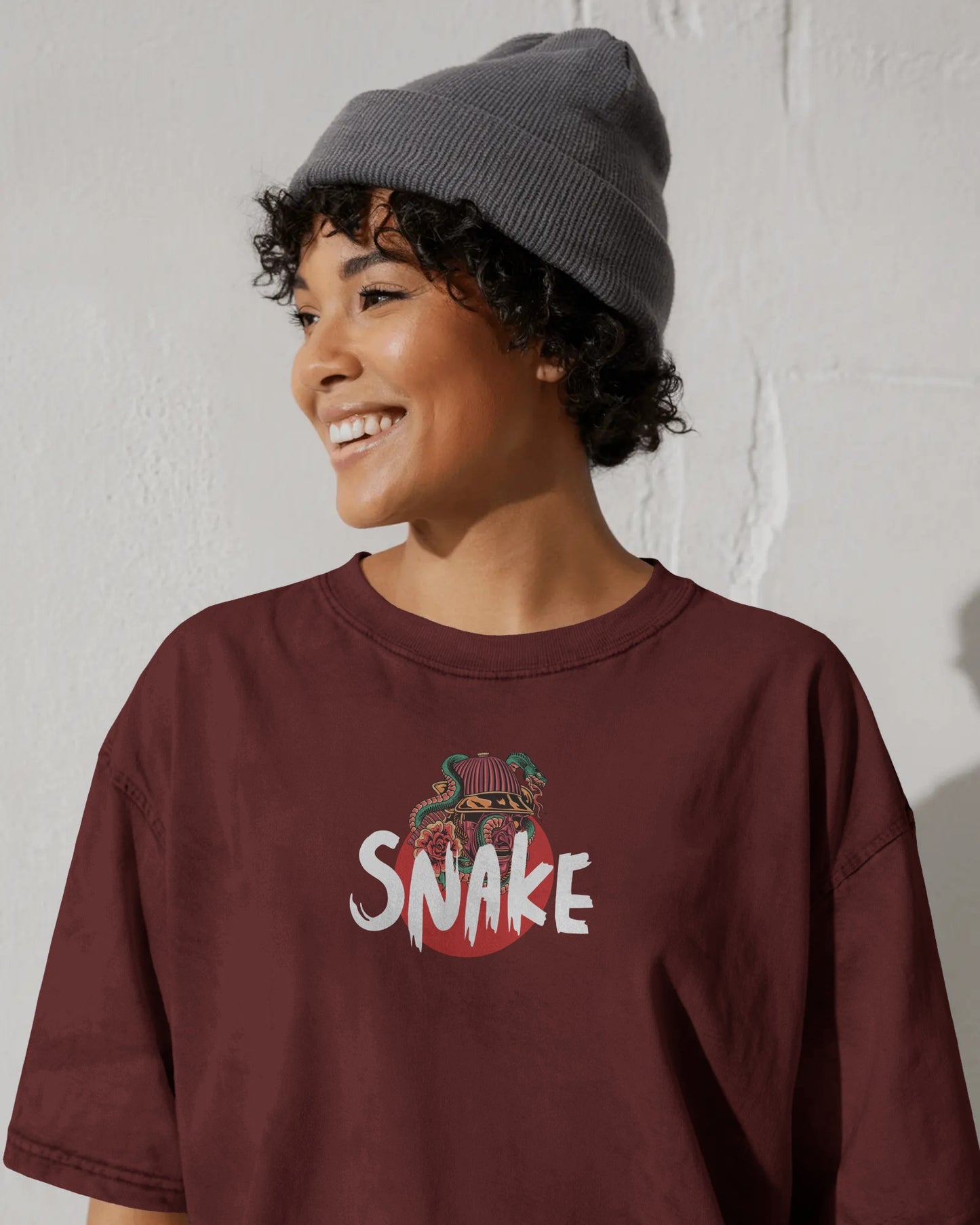 “Snake” Oversized Tee – Limited Edition