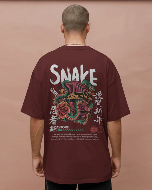 “Snake” Oversized Tee – Limited Edition
