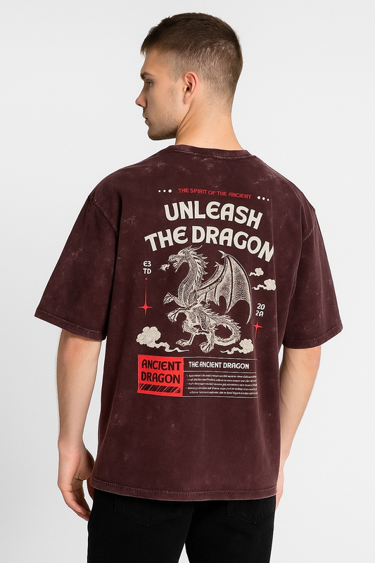 Unleash the Dragon Oversized Graphic Tee