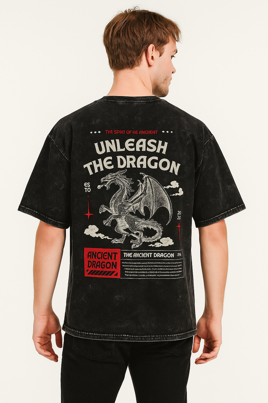 Unleash the Dragon Oversized Graphic Tee