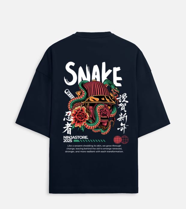 “Snake” Oversized Tee – Limited Edition