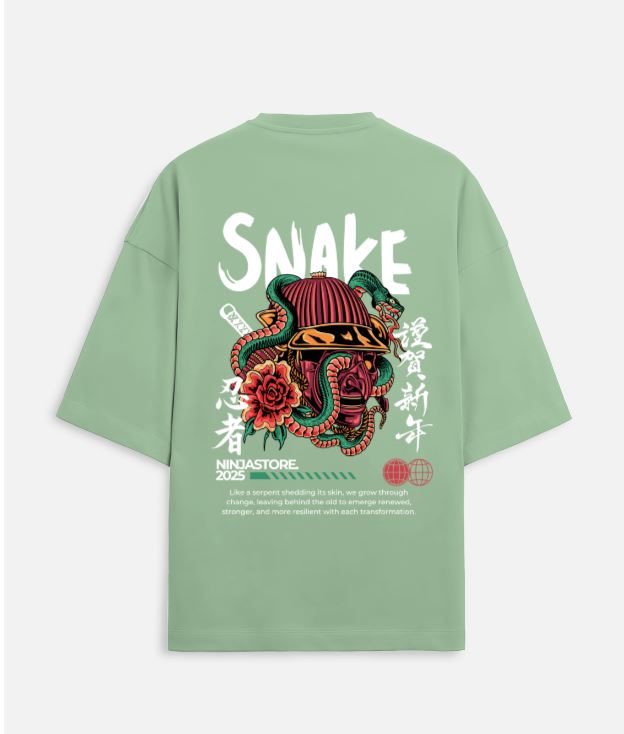“Snake” Oversized Tee – Limited Edition