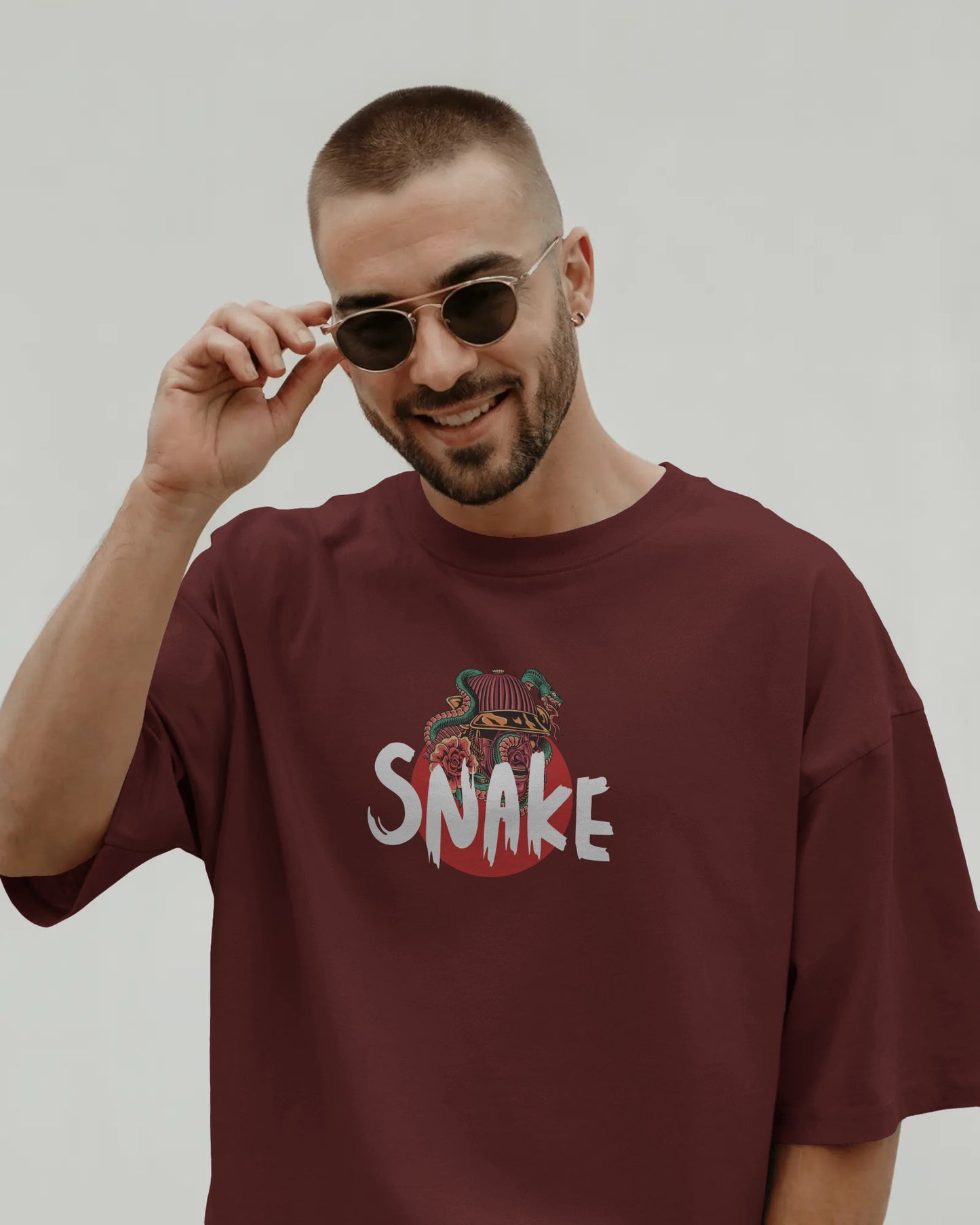 “Snake” Oversized Tee – Limited Edition
